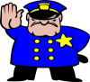 +stop+police+officer+ clipart