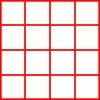 +4x4+red+grid+ clipart