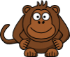 +animal+cartoon+monkey+ clipart