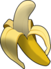 +banana+peel+fruit+ clipart