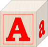 +block+alphabet+letter+a+ clipart