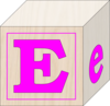 +block+alphabet+letter+e+ clipart