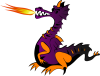+fire+breathing+dragon+ clipart