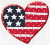 +american+us+flag+heart+ clipart
