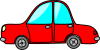 +automobile+transportation+red+car+ clipart
