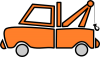 +automobile+transportation+tow+truck+ clipart