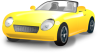 +automobile+transportation+yellow+car+ clipart