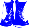 +blue+work+boots+shoes+ clipart