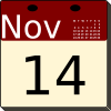 +calendar+day+month+november+14+ clipart