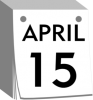 +calendar+month+day+april+15+ clipart