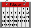 +calendar+month+day+february+ clipart