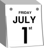 +calendar+month+day+friday+july+1+ clipart
