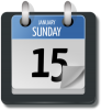 +calendar+month+day+sunday+january+15+ clipart