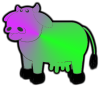 +colorful+cow+ clipart