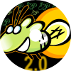 +comic+flying+insect+bug+ clipart
