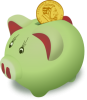 +pigggy+bank+save+money+ clipart