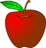 +red+fruit+food+apple+ clipart