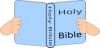 +blue+holy+bible+book+religion+ clipart