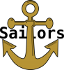 +brown+anchor+sailors+ clipart