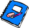 +notebook+book+folder+ clipart