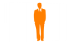 +orange+man+lonely+ clipart