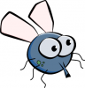 +bug+insect+fly+cartoon+ clipart