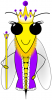 +bug+queen+bee+ clipart