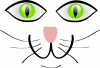 +feline+cat+face+ clipart