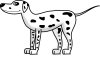 +jurassic+Dalmation+smiling+ clipart