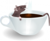 +rodent+rat+in+coffee+ clipart