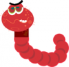 +bug+burrowing+invertebrate+worm+ clipart