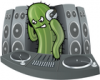 +cartoon+DJ+Cactus+ clipart