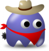 +character+arcade+pacman+game+cowboy+ clipart