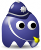 +character+arcade+pacman+game+policeman+ clipart