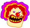 +circus+carnival+funny+clown+scary+ clipart