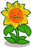 +plant+cartoon+blossom+flower+character+cute+ clipart