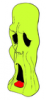 +scary+monster+ghoul+head+ clipart
