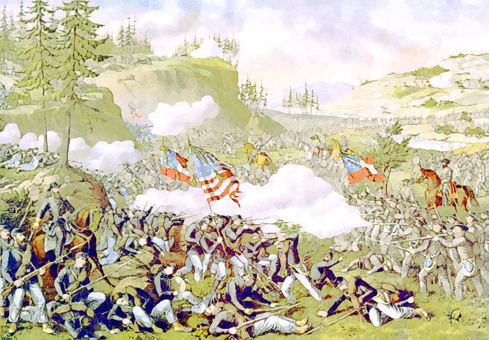 +history+civil+war+battle+of+Chickamauga+ clipart