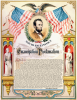 +history+civil+war+emancipation+proclamation+Lincoln+color+ clipart