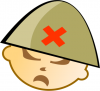 +people+angry+soldier+boy+ clipart