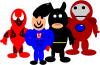 +people+heroes+ clipart