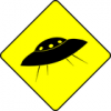 +sign+Caution+UFO+ clipart