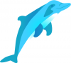 +animal+aquatic+dolphin+jumping+ clipart