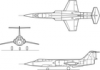 +armed+forces+military+F+104A+Starfighter+ clipart