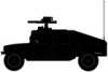 +armed+forces+military+humvee+silhouette+ clipart