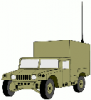+armed+forces+military+humvee+w+antenna+ clipart