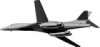 +airplane+military+B1+Lancer+BW+ clipart