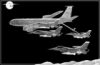+airplane+military+KC+135+refueling+F+16s+at+night+ clipart