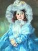 +art+painting+Cassatt+Mary+Margot+in+Blue+ clipart