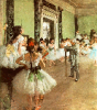 +art+painting+Degas+Dancing+Class+ clipart